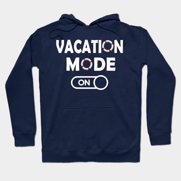 Vacation Mode On - Summer Chilling - Beach Vibes Hoodie by Elitawesome